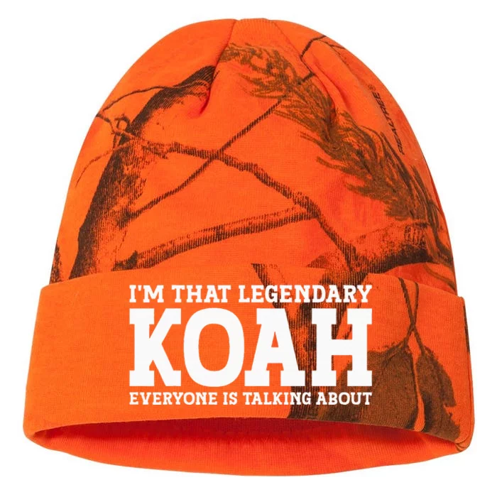 Koah Personal Name First Name Kati - 12in Camo Beanie