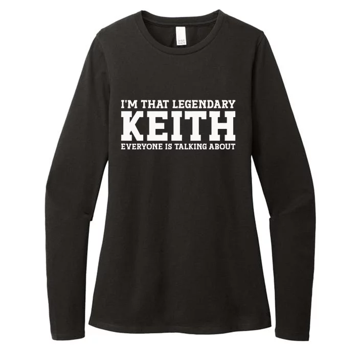 Keith Personal Name Funny Keith Womens CVC Long Sleeve Shirt