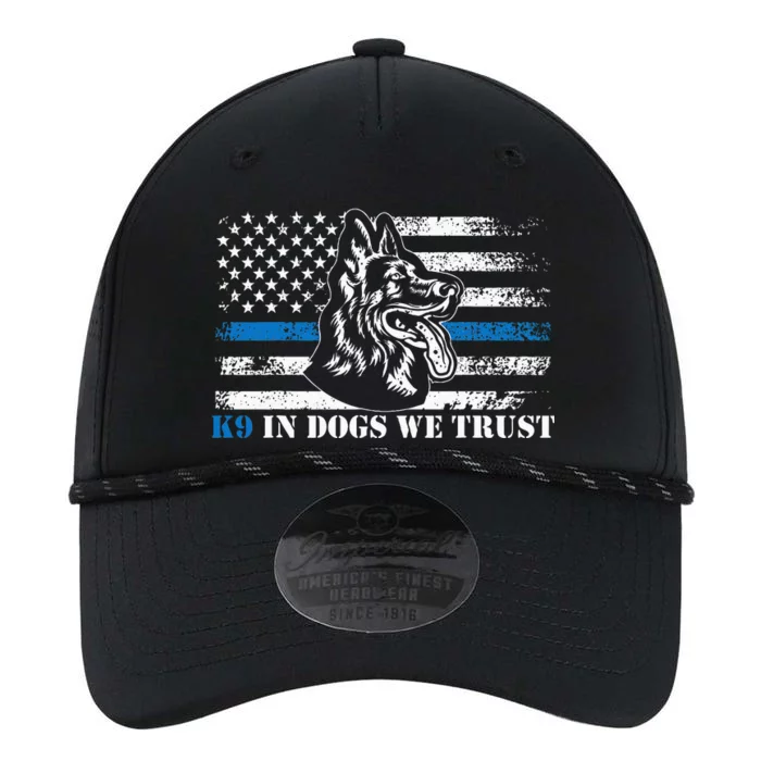 K9 Police Officer Blue Line We Trust K9 Police Dog Performance The Dyno Cap