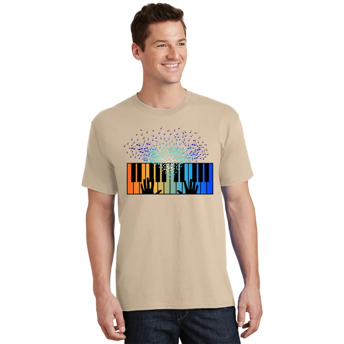 Keyboard Piano Player Funny Musician Keyboardist Gag T-Shirt