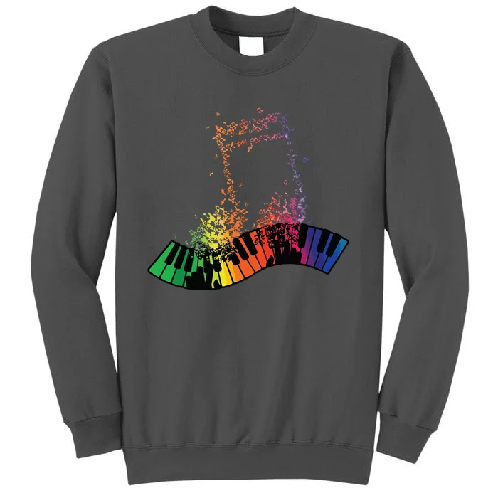 Keyboard Piano Player Funny Musician Keyboardist Gag Outfit Tall Sweatshirt