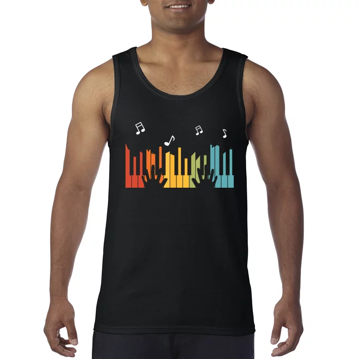 Keyboard Piano Player Gift Piano Tank Top