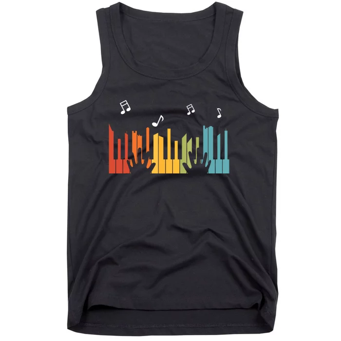 Keyboard Piano Player Gift Piano Tank Top