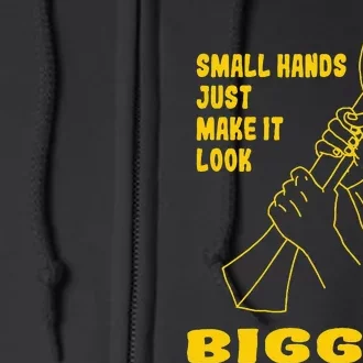 Kenny Pickett Small Hands Just Make It Look Bigger Full Zip Hoodie