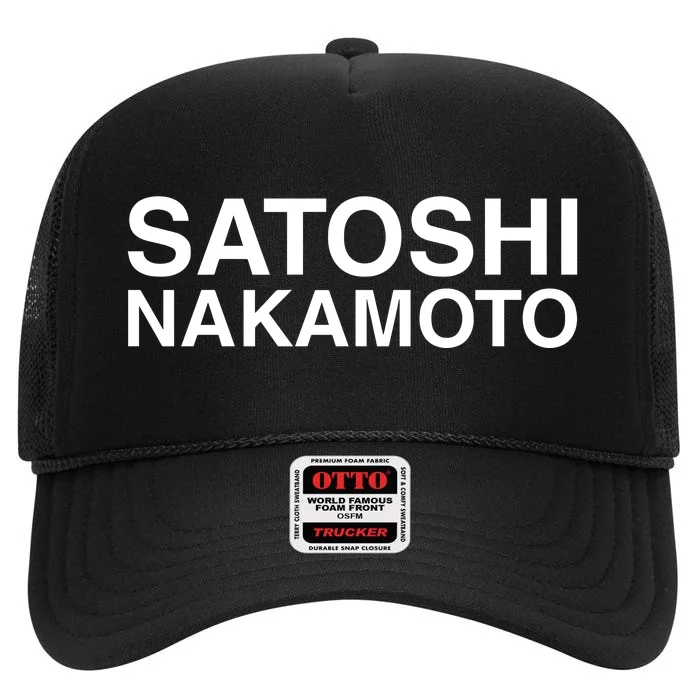 Kendrick’S Pop Satoshi Nakamoto High Crown Mesh Trucker Hat