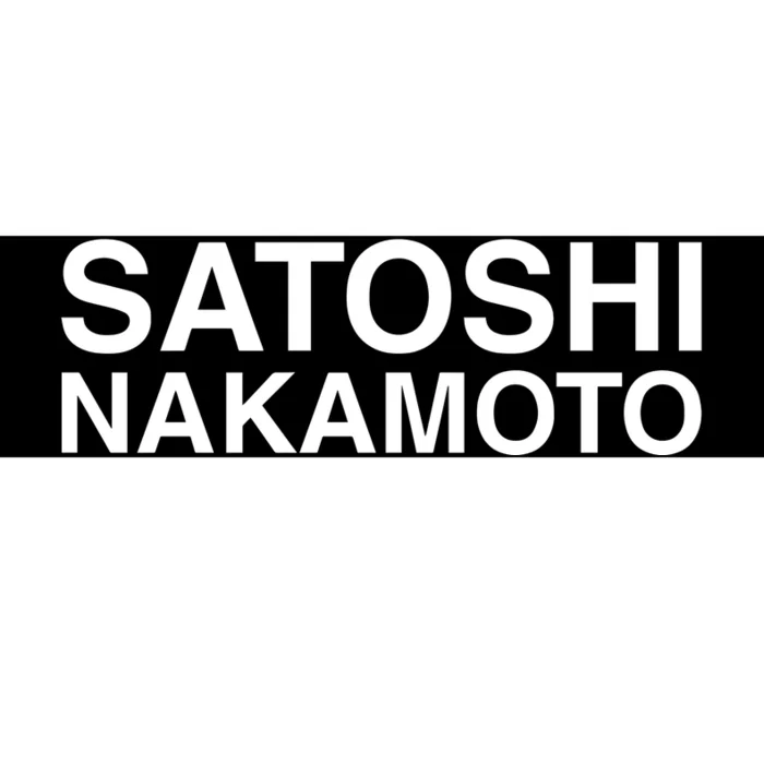 Kendrick’S Pop Satoshi Nakamoto Bumper Sticker