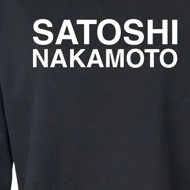 Kendrick’S Pop Satoshi Nakamoto Cropped Pullover Crew