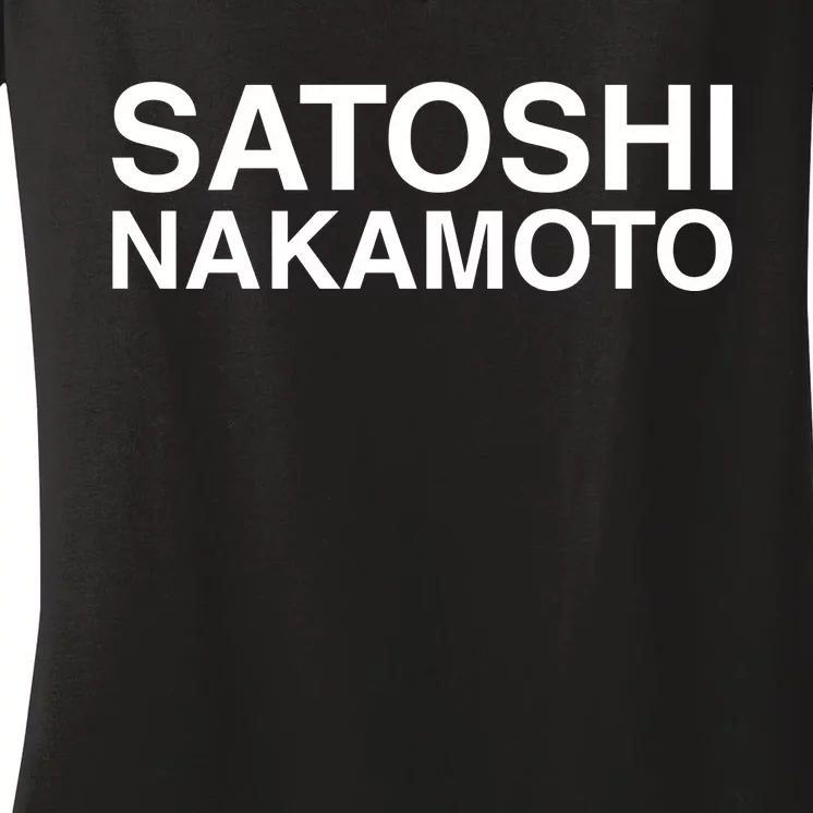 Kendrick’S Pop Satoshi Nakamoto Women's V-Neck T-Shirt