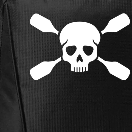 Kayak Paddling Skull Gift City Backpack