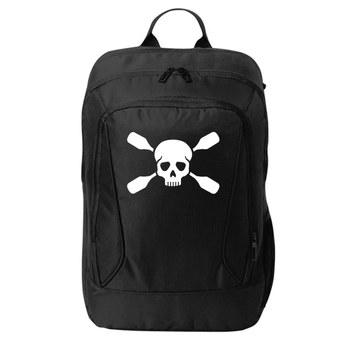 Kayak Paddling Skull Gift City Backpack