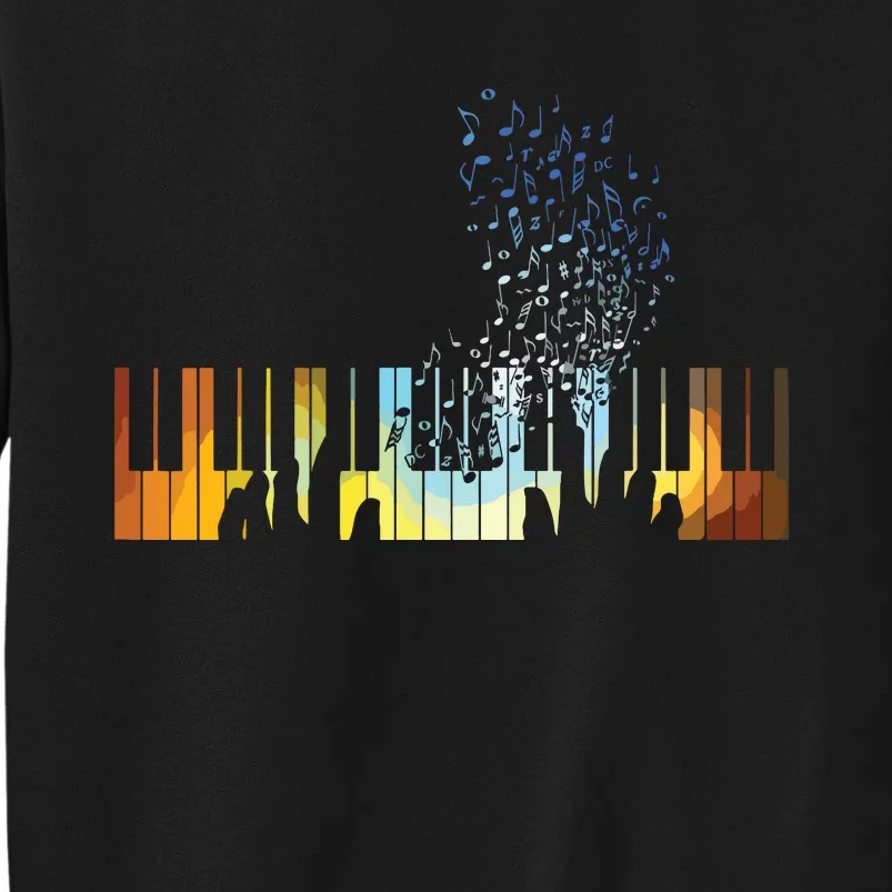 Keyboard Piano Shirts Gift For Men Women Kids Tall Sweatshirt