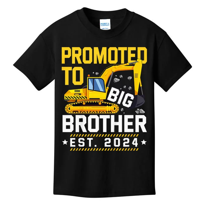 Kids Promoted To Big Bro 2024 Leveled Up To Big Brother 2024 Kids Kids T-Shirt