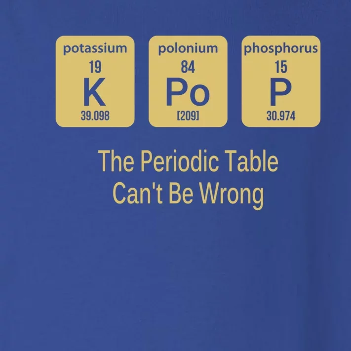 Kpop Periodic Table Seoul Hallyu Funny Korean Fashion Gayo Gift Toddler Long Sleeve Shirt