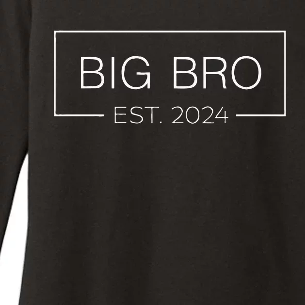 Kids Promoted To Big Brother Leveled Up To Big Bro Est 24 Womens CVC Long Sleeve Shirt