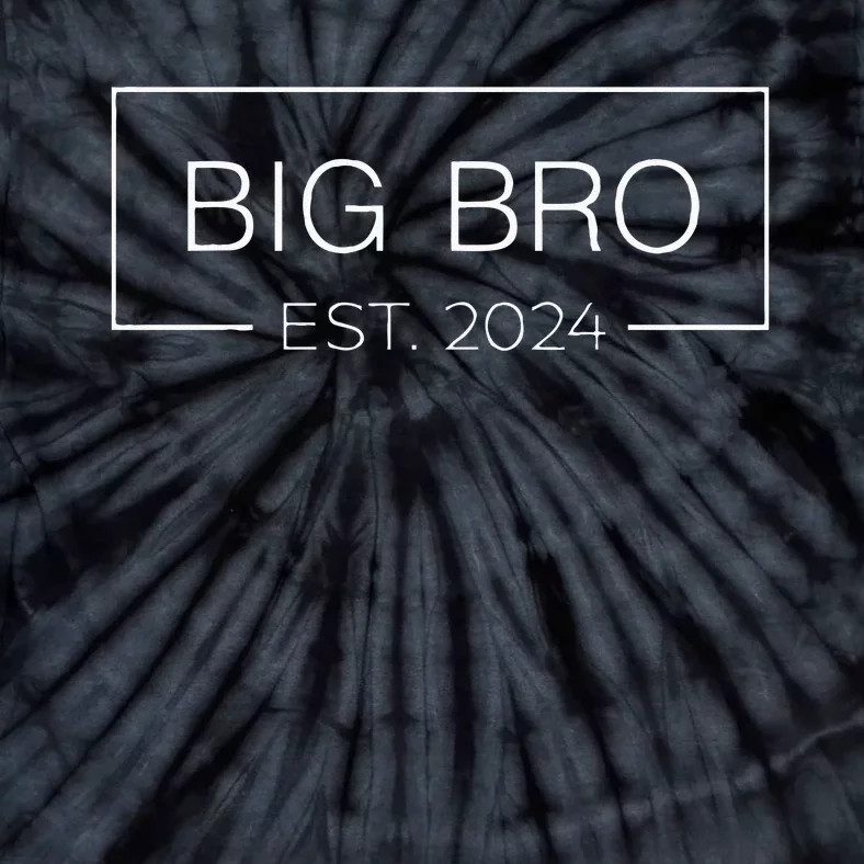 Kids Promoted To Big Brother Leveled Up To Big Bro Est 24 Tie-Dye T-Shirt