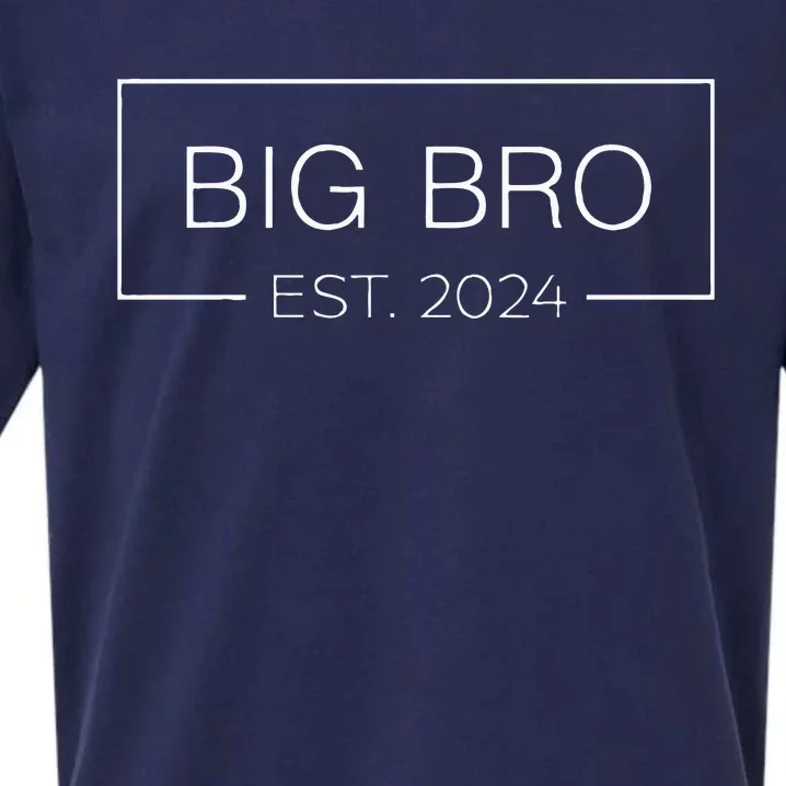 Kids Promoted To Big Brother Leveled Up To Big Bro Est 24 Sueded Cloud Jersey T-Shirt