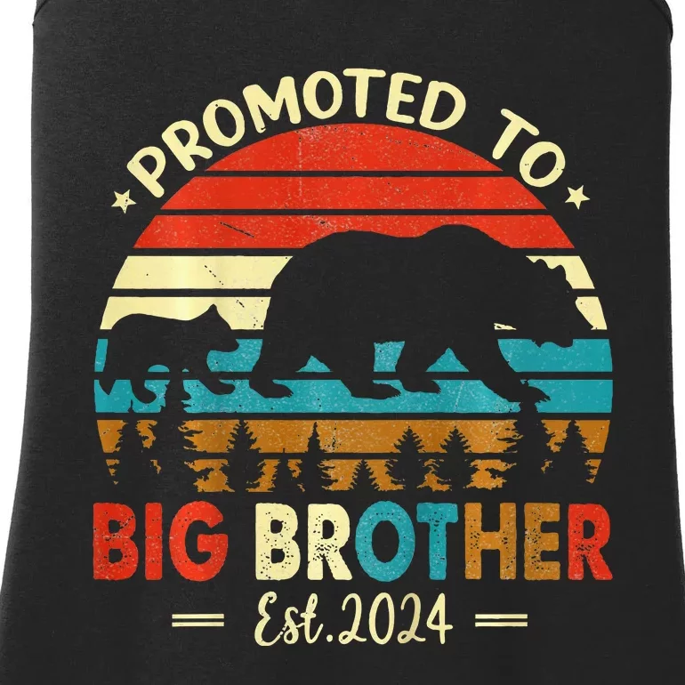 Kids Promoted To Big Brother Est 2024 Pregnancy Announcement Ladies Essential Tank