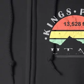 Kings Peak Utah Full Zip Hoodie