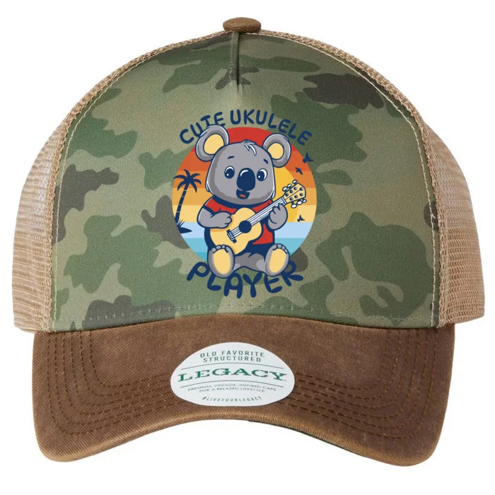 Koala Playing Ukulele Legacy Tie Dye Trucker Hat