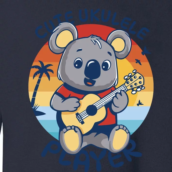 Koala Playing Ukulele Toddler Sweatshirt