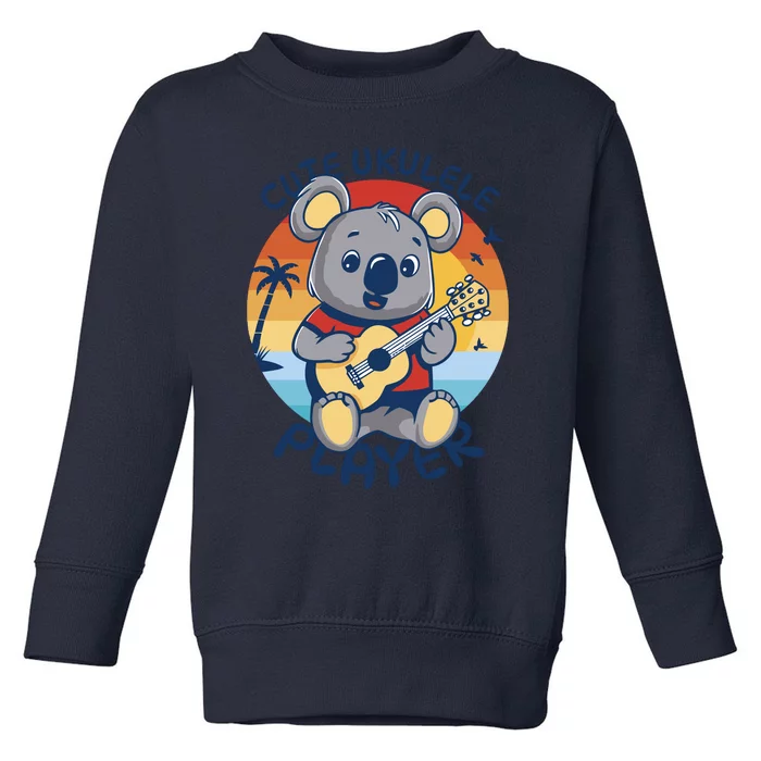 Koala Playing Ukulele Toddler Sweatshirt