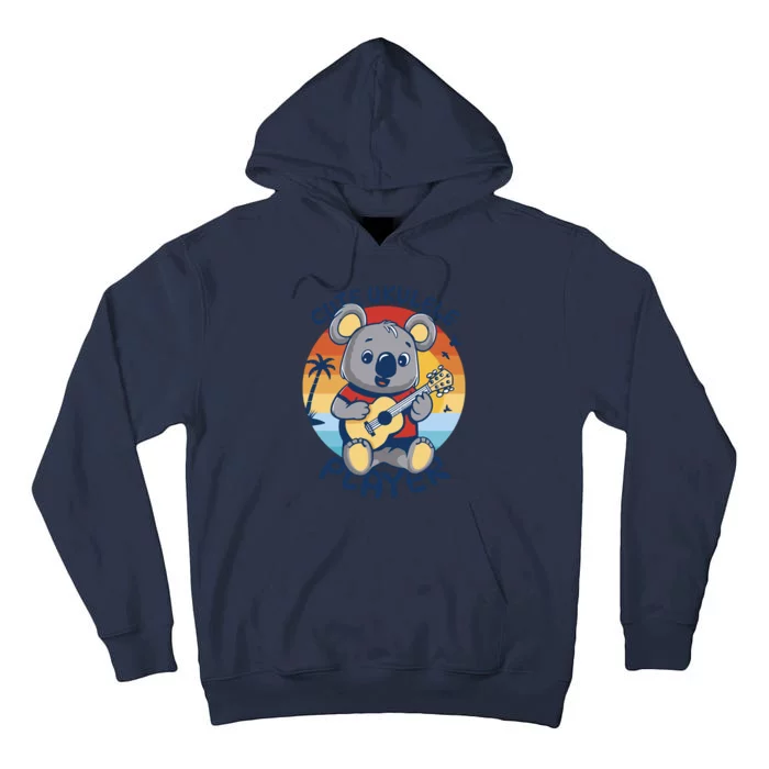 Koala Playing Ukulele Tall Hoodie