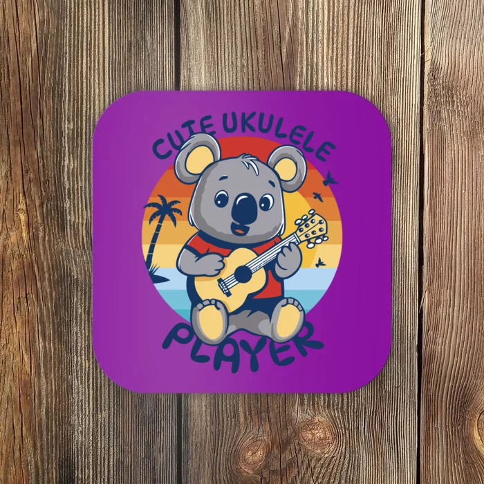 Koala Playing Ukulele Coaster