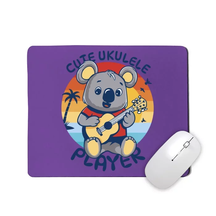 Koala Playing Ukulele Mousepad