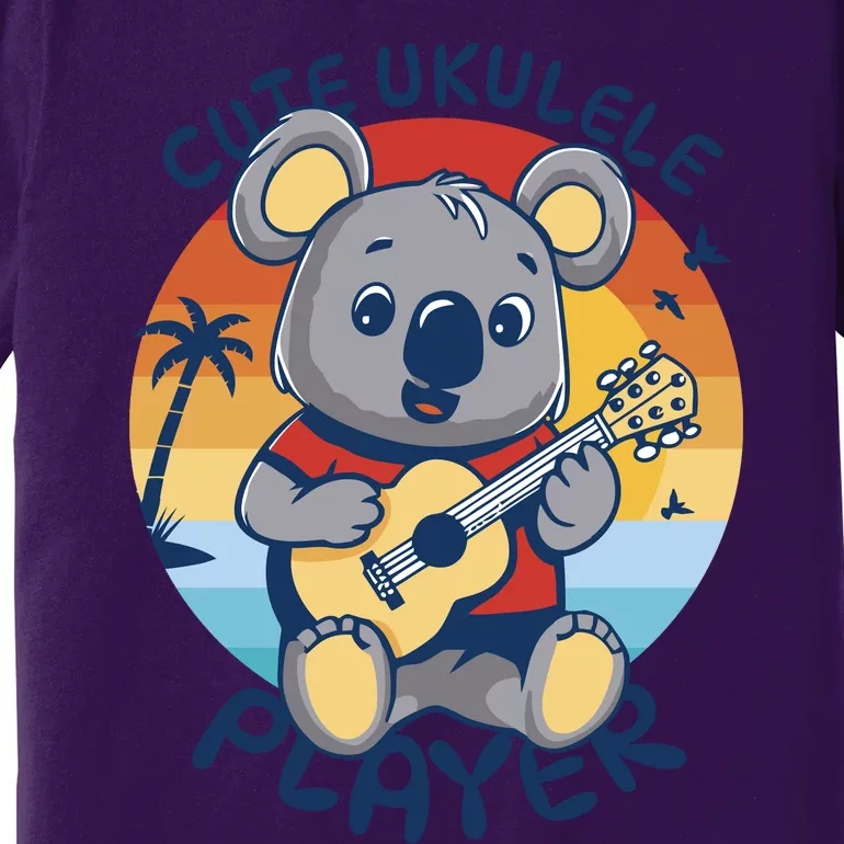 Koala Playing Ukulele Premium T-Shirt