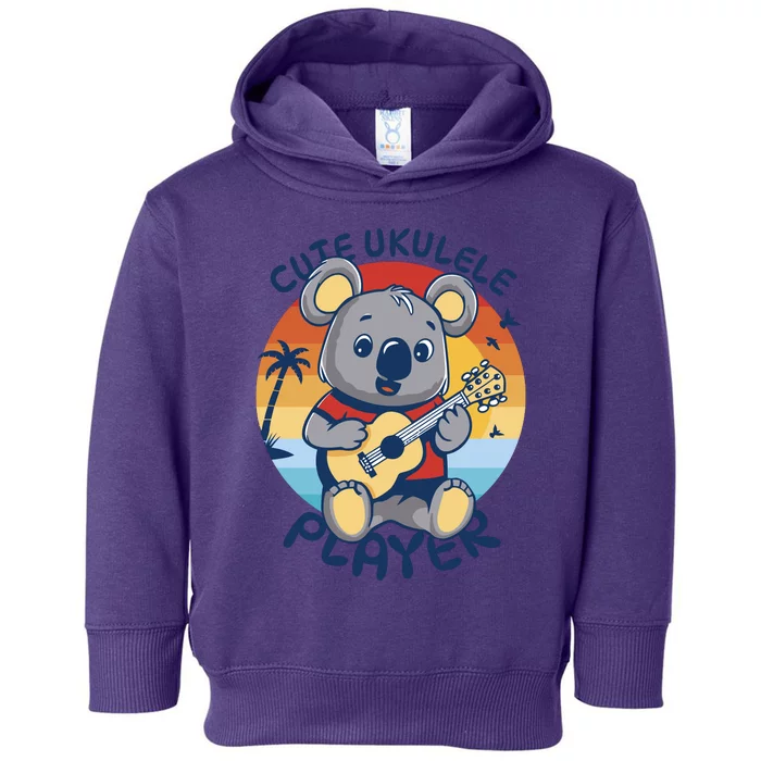 Koala Playing Ukulele Toddler Hoodie