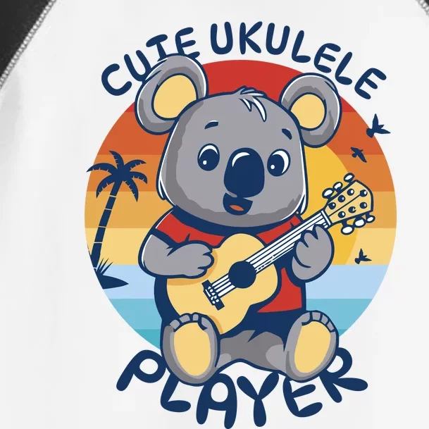 Koala Playing Ukulele Toddler Fine Jersey T-Shirt