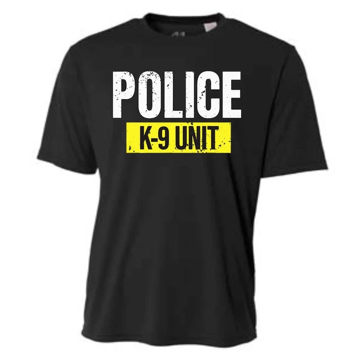 K9 Police Unit Dog Canine Officer Cooling Performance Crew T-Shirt