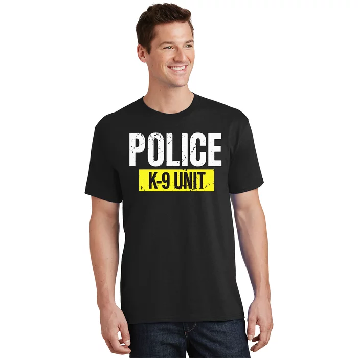 K9 Police Unit Dog Canine Officer T-Shirt