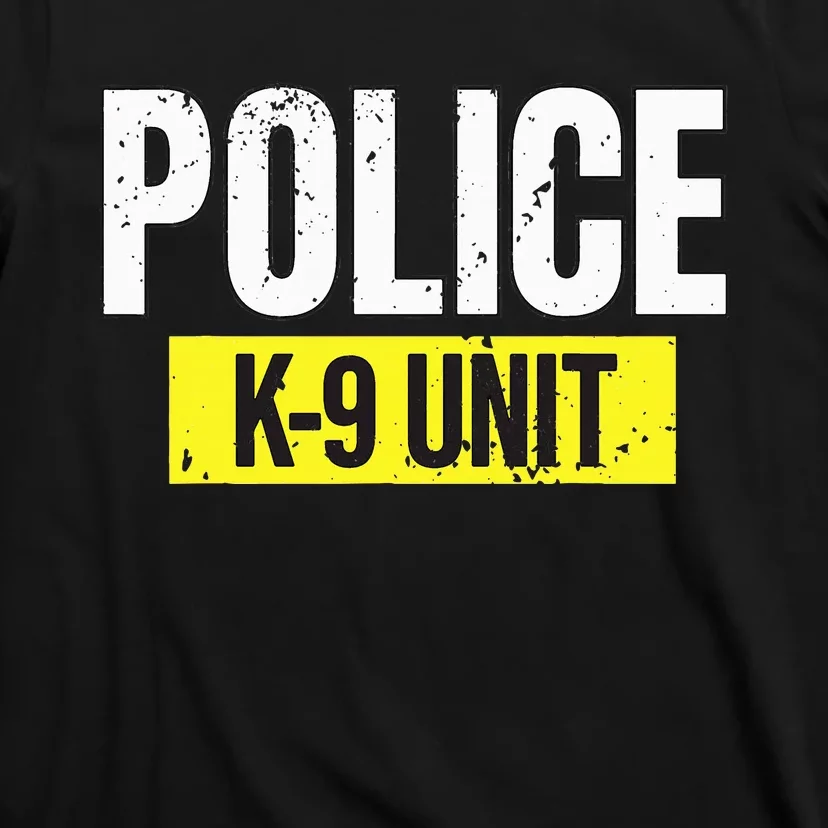 K9 Police Unit Dog Canine Officer T-Shirt