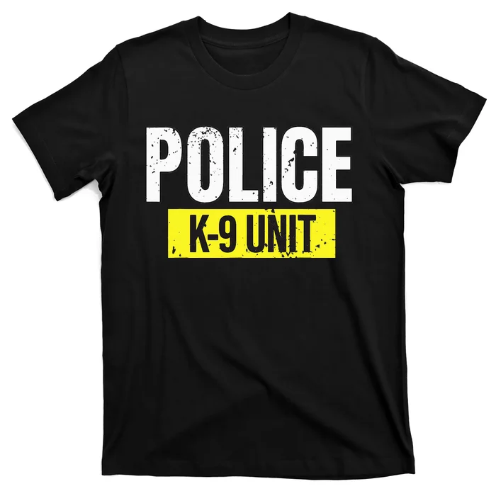 K9 Police Unit Dog Canine Officer T-Shirt