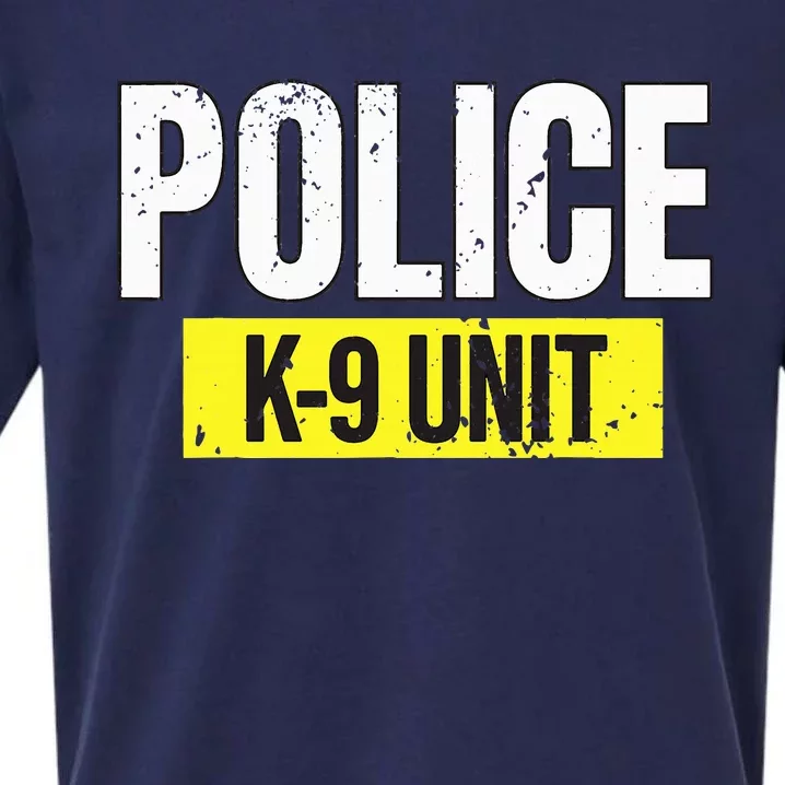 K9 Police Unit Dog Canine Officer Sueded Cloud Jersey T-Shirt