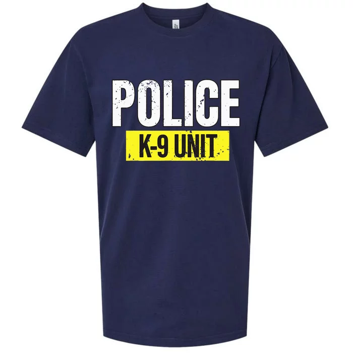 K9 Police Unit Dog Canine Officer Sueded Cloud Jersey T-Shirt