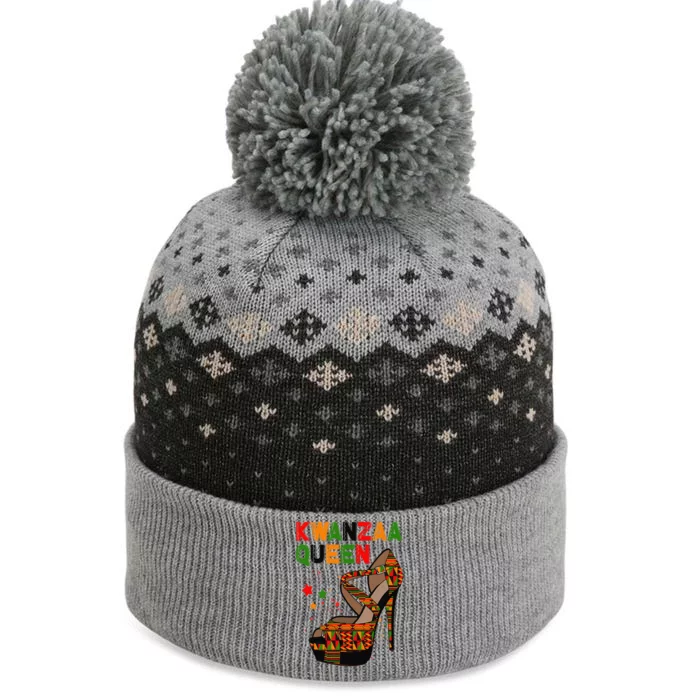 Kwanzaa Queen African American Africa Pride Black The Baniff Cuffed Pom Beanie