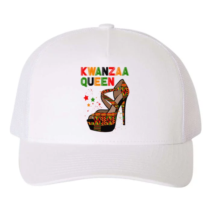 Kwanzaa Queen African American Africa Pride Black Yupoong Adult 5-Panel Trucker Hat