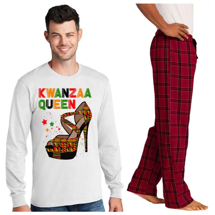 Kwanzaa Queen African American Africa Pride Black Long Sleeve Pajama Set