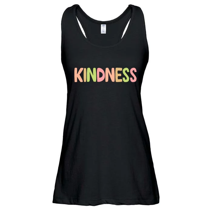 Kindness Quote Colorful Ladies Essential Flowy Tank