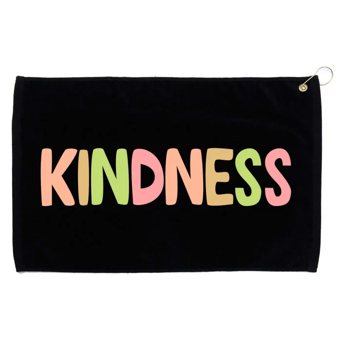 Kindness Quote Colorful Grommeted Golf Towel