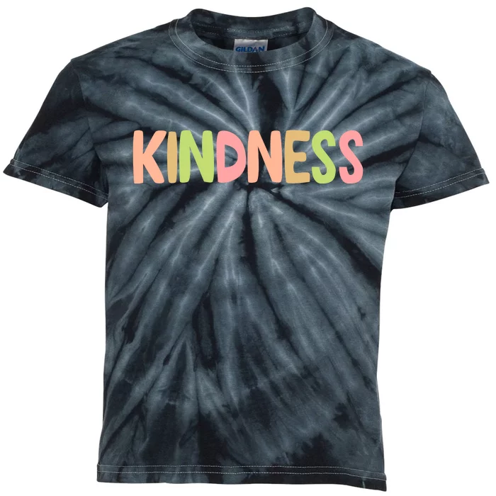 Kindness Quote Colorful Kids Tie-Dye T-Shirt