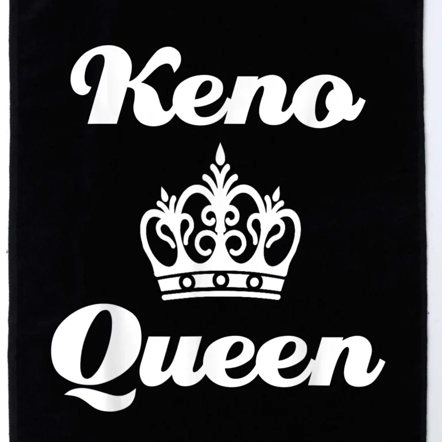 Keno Queen Casino Lover Platinum Collection Golf Towel