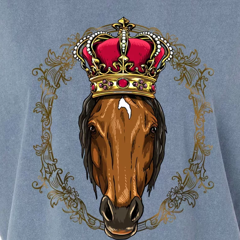 King / Queen Horse Princess Cow Cow Horse Lover Great Gift Garment-Dyed Women's Muscle Tee