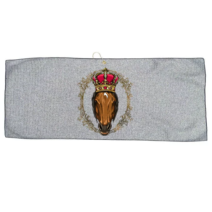 King / Queen Horse Princess Cow Cow Horse Lover Great Gift Large Microfiber Waffle Golf Towel