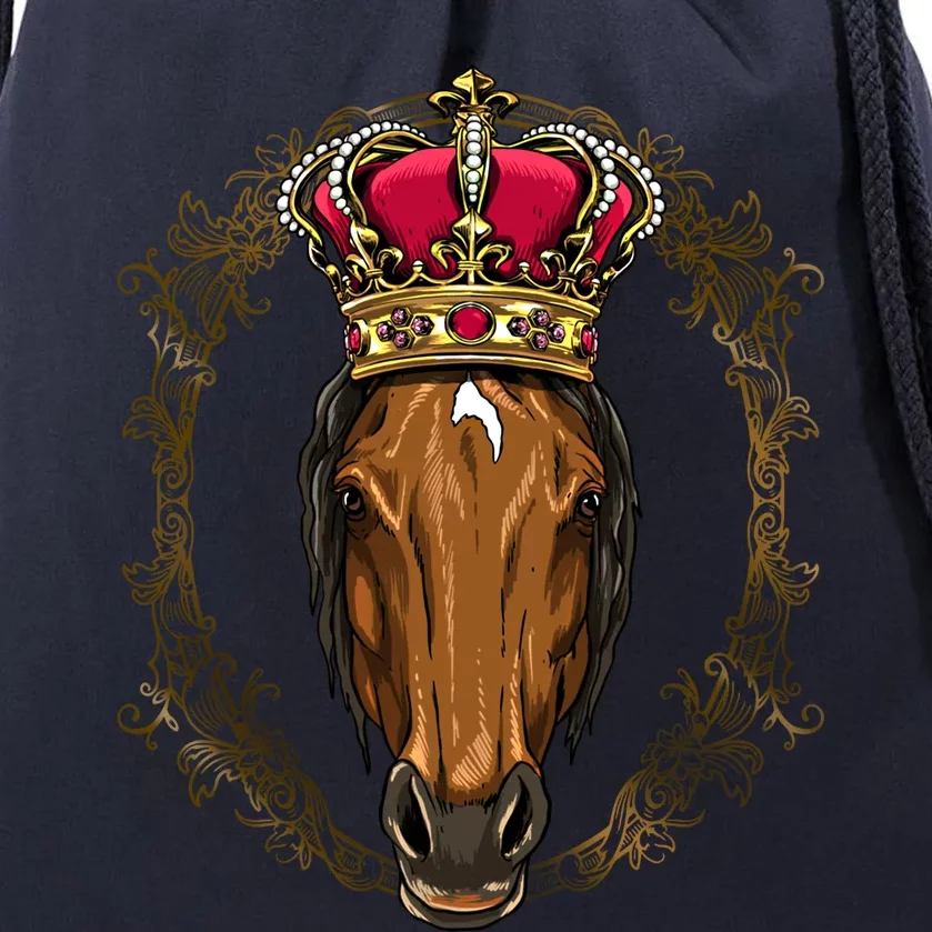 King / Queen Horse Princess Cow Cow Horse Lover Great Gift Drawstring Bag