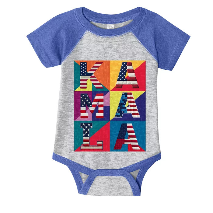 Kamala Quilt Infant Baby Jersey Bodysuit