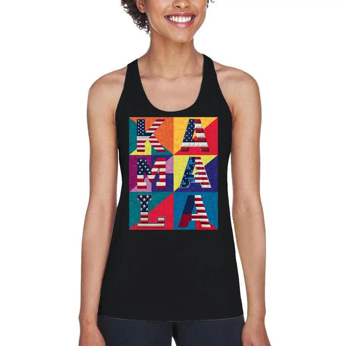 Kamala Quilt Women's Racerback Tank