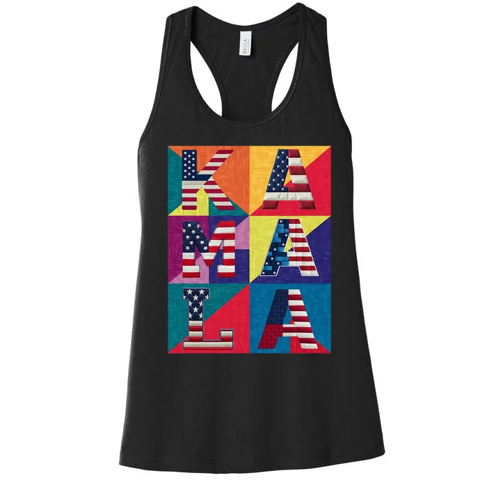 Kamala Quilt Women's Racerback Tank